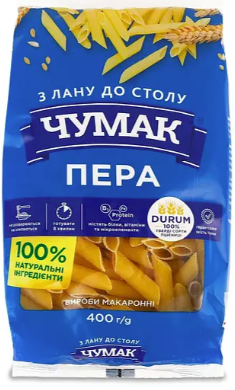 Вироби макаронні ЧУМАК Пера 400 г